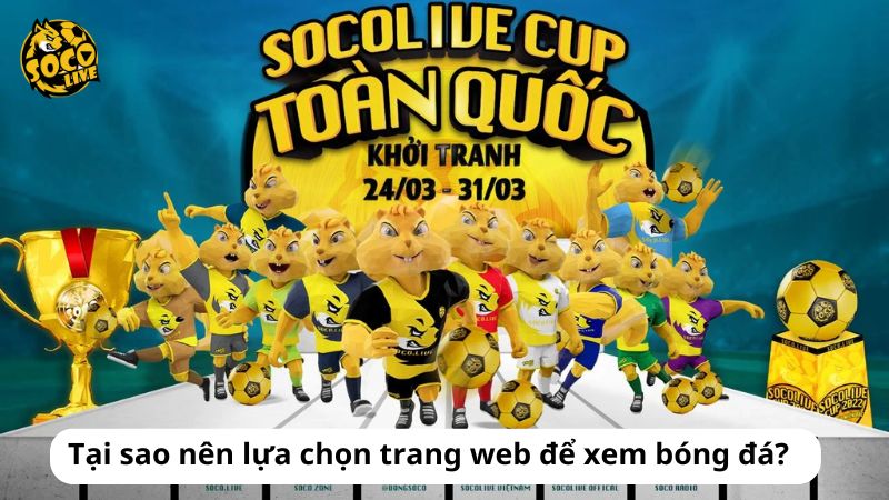 Tại sao nên lựa chọn trang web để xem bóng đá?